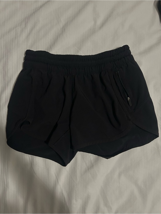 lululemon athletica Pants - lululemon athletica Black Women's Run Short with Zipper Pocket